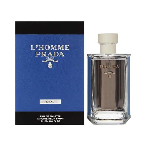 prada l homme eau de toilette 3.4 oz|prada l'homme vs intense.